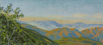 Laguna Mountains at Sunset